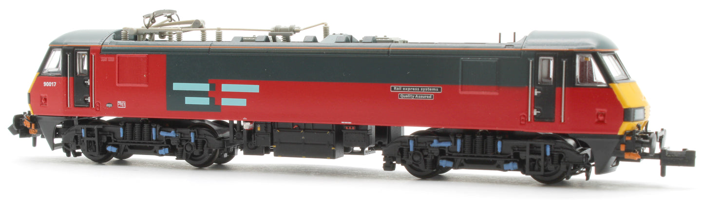 Class 90/0 90017 'Rail Express Systems Quality Assured' Rail Exp. Sys. Electric Locomotive - DCC Sound