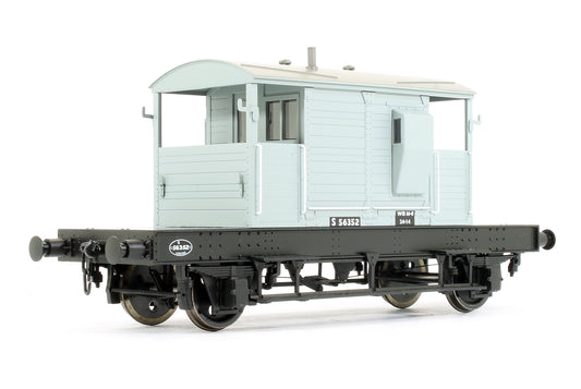 Pre-Owned Brake Van BR Grey Uneven Plank S56352