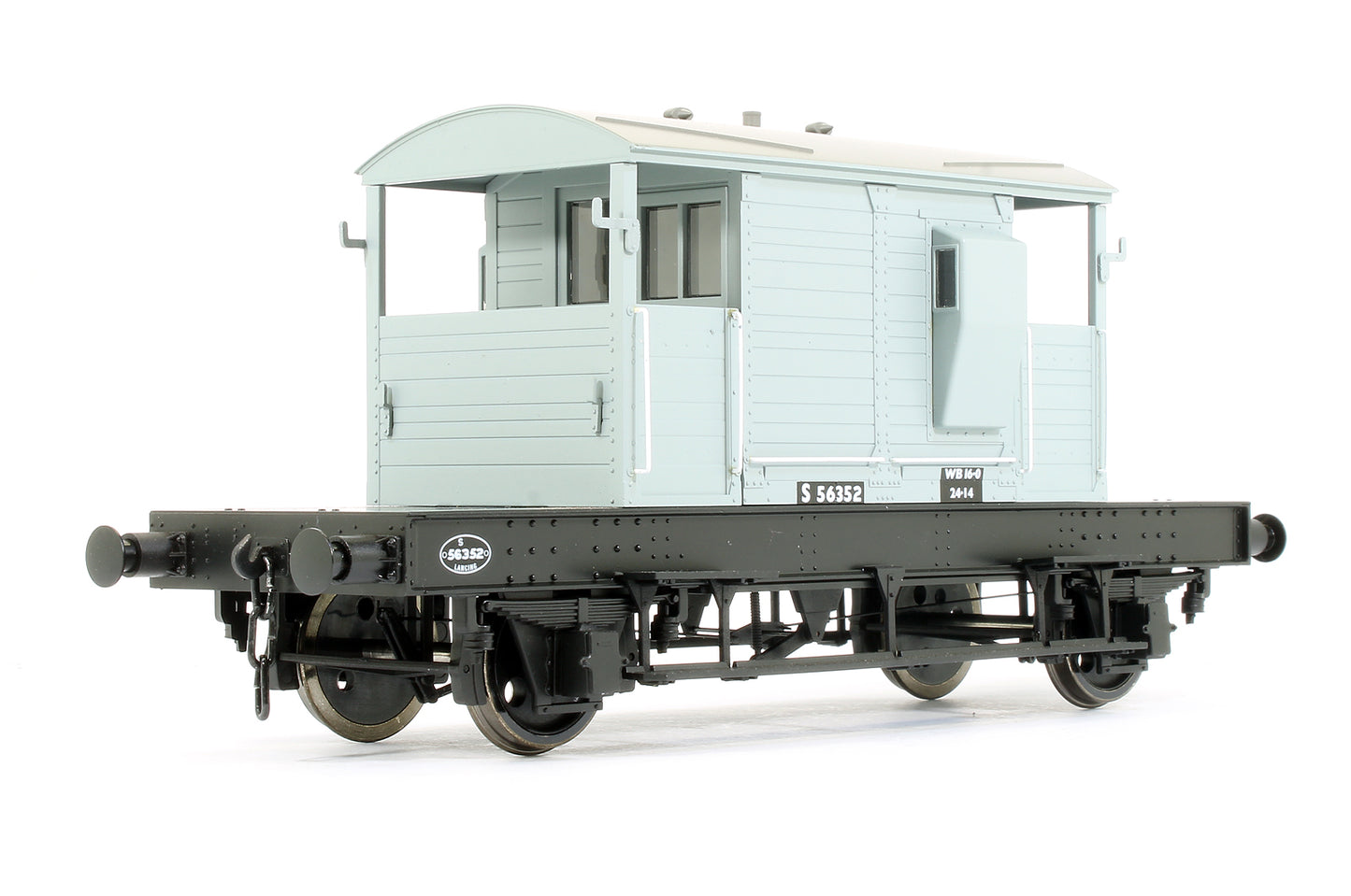 Pre-Owned Brake Van BR Grey Uneven Plank S56352