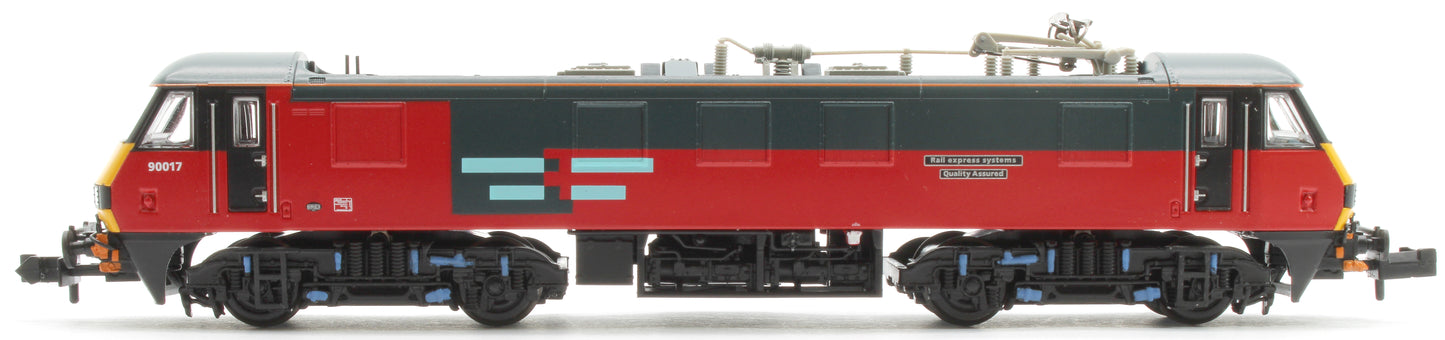 Class 90/0 90017 'Rail Express Systems Quality Assured' Rail Exp. Sys. Electric Locomotive - DCC Sound