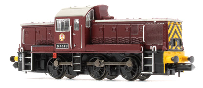 Class 14 D9523 BR Maroon (Wasp Stripes) Diesel Locomotive