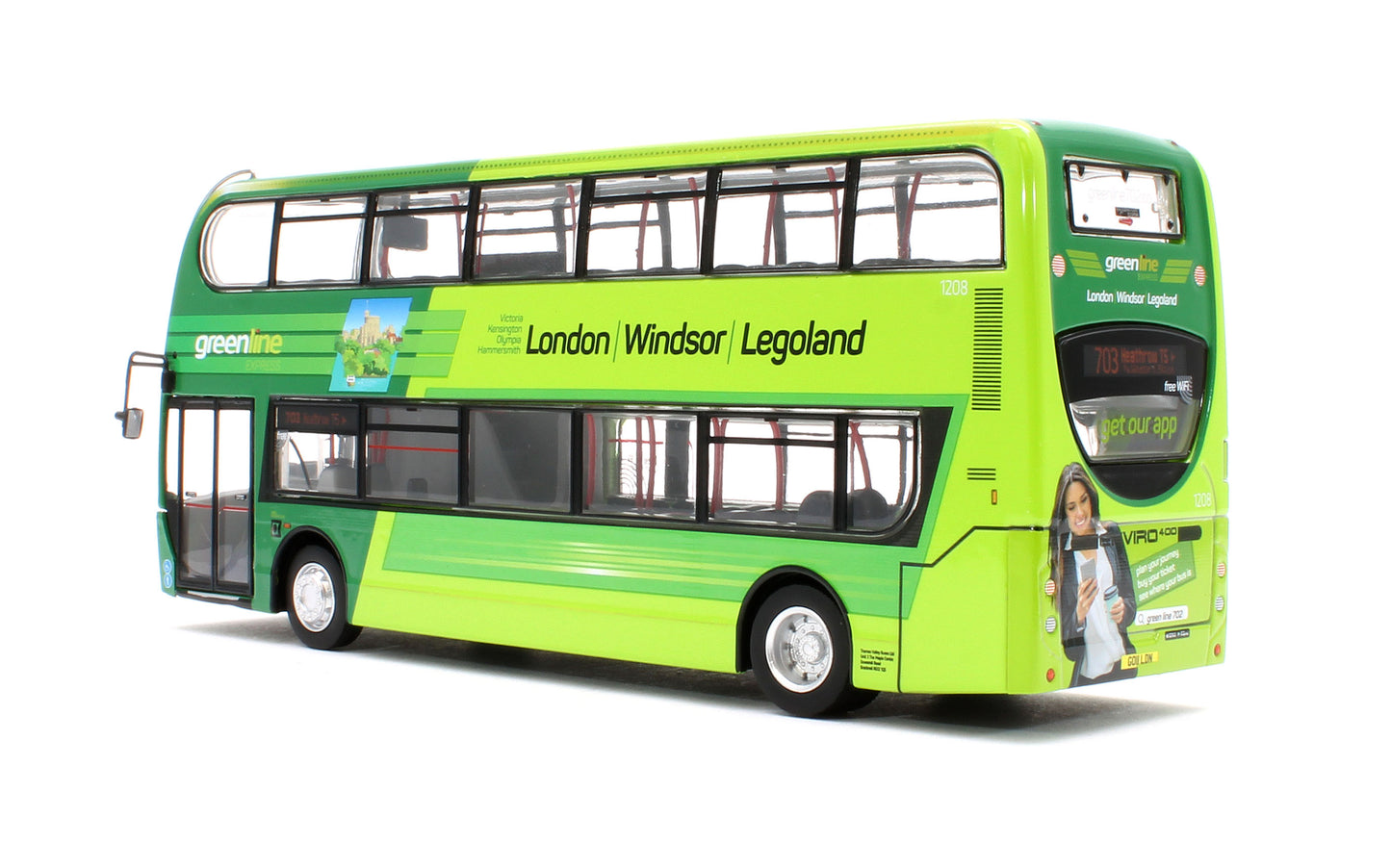 Alexander Dennis Enviro400 - Reading Buses Green Express (1208 – GO11 LDN)