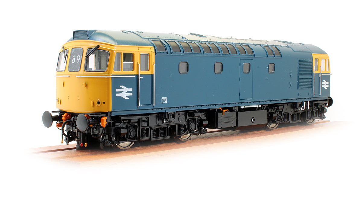 Pre-Owned BRCW Type / Class 33 Bo-Bo (Version 2) BR Blue with full yellow ends Diesel Locomotive