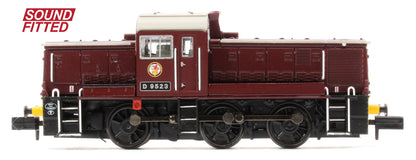 Class 14 D9523 BR Maroon (Wasp Stripes) Diesel Locomotive - DCC Sound