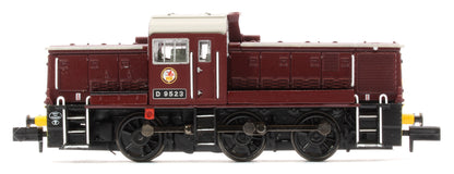 Class 14 D9523 BR Maroon (Wasp Stripes) Diesel Locomotive