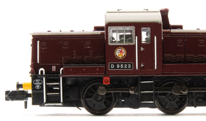 Class 14 D9523 BR Maroon (Wasp Stripes) Diesel Locomotive