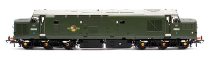 Class 37/0 D6600 BR Green w/Small Yellow Panel Diesel Locomotive - DCC Sound