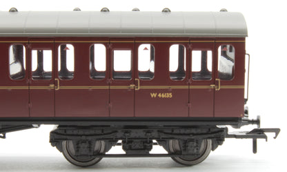 BR Mk1 57ft 'Suburban' S Second BR Maroon W46135