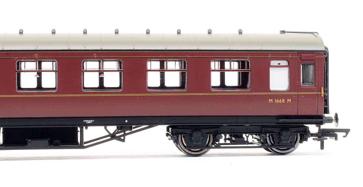 Pre-Owned R4235 BR (EX-LMS) Corridor 3rd Class Coach 'M 1668 M'