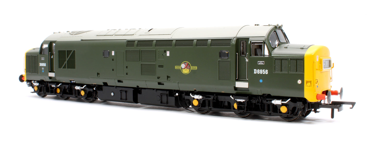 Class 37/0 D6956 BR Green w/Full Yellow Ends Diesel Locomotive - DCC Sound