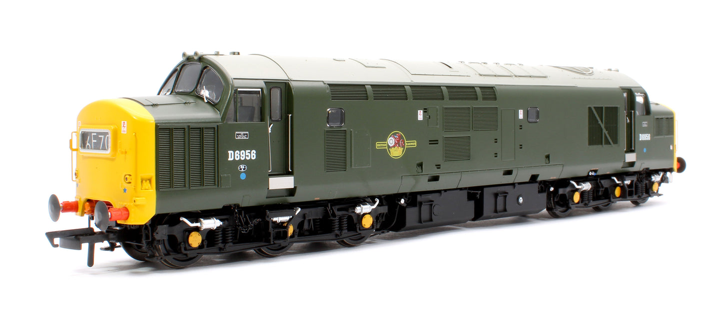 Class 37/0 D6956 BR Green w/Full Yellow Ends Diesel Locomotive - DCC Sound