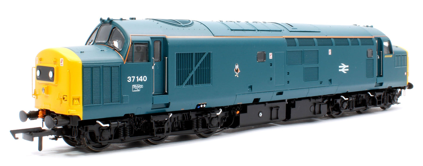 Pre-Owned ACC2611 Class 37/0 37140 BR Blue (Orange Cantrail) Diesel Locomotive