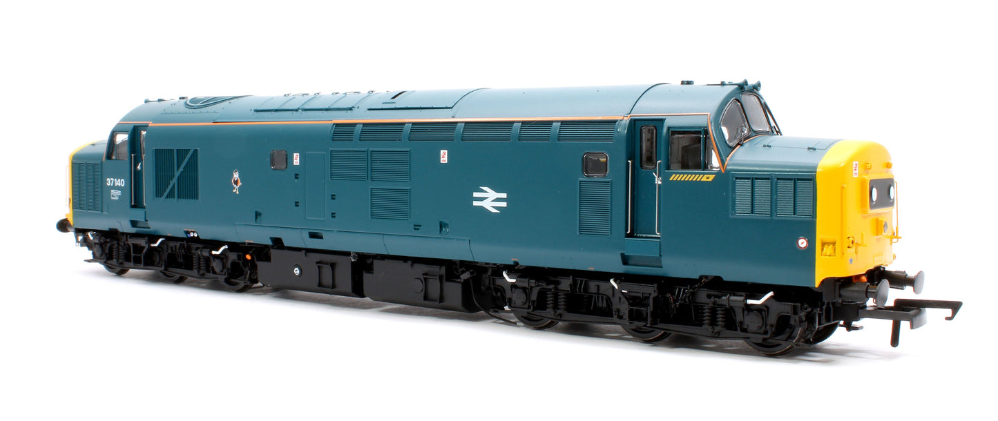 Pre-Owned ACC2611 Class 37/0 37140 BR Blue (Orange Cantrail) Diesel Locomotive