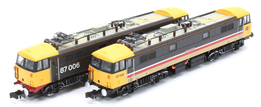 2D-087-007D Class 87 Twin Pack City of Glasgow 87006 & Coeur de Lyon 87012 Electric Locomotive - DCC Fitted