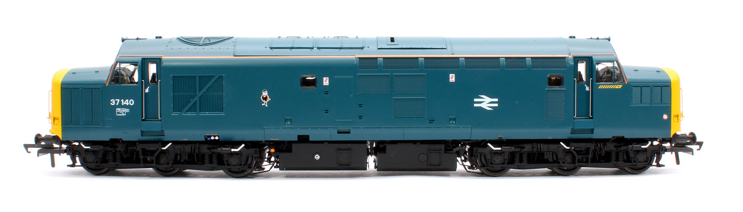 Pre-Owned ACC2611 Class 37/0 37140 BR Blue (Orange Cantrail) Diesel Locomotive