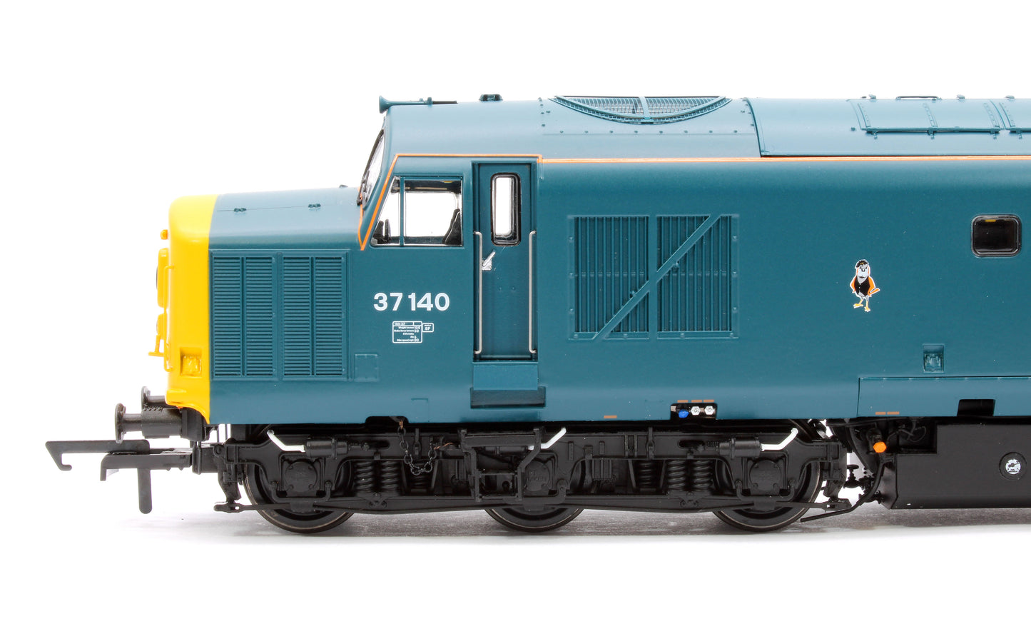 Class 37/0 37140 BR Blue (Orange Cantrail) Diesel Locomotive - DCC Sound