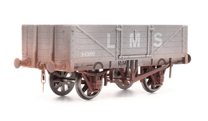 Pre-Owned 7F-051-035W LMS 5 Plank Open Wagon No.24380 - Weathered