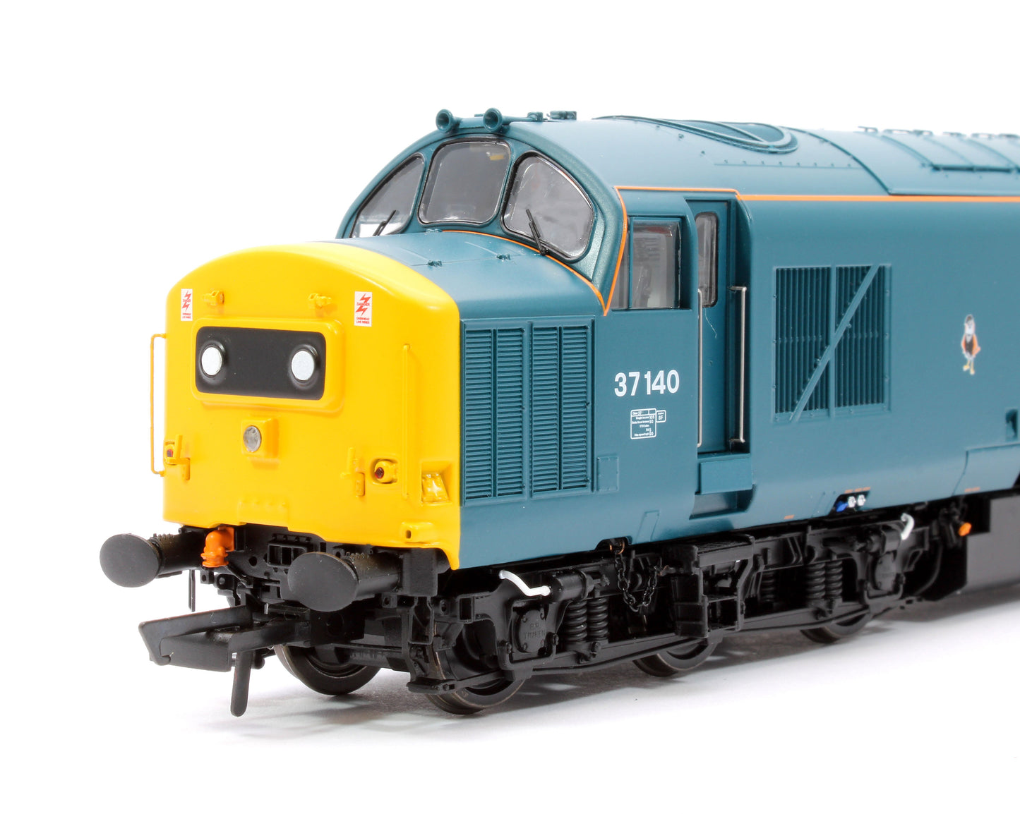 Pre-Owned ACC2611 Class 37/0 37140 BR Blue (Orange Cantrail) Diesel Locomotive