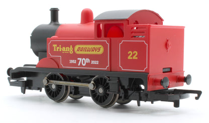 Pre-Owned RailRoad 2022 Hornby Collector Club 0-4-0 Steam Locomotive