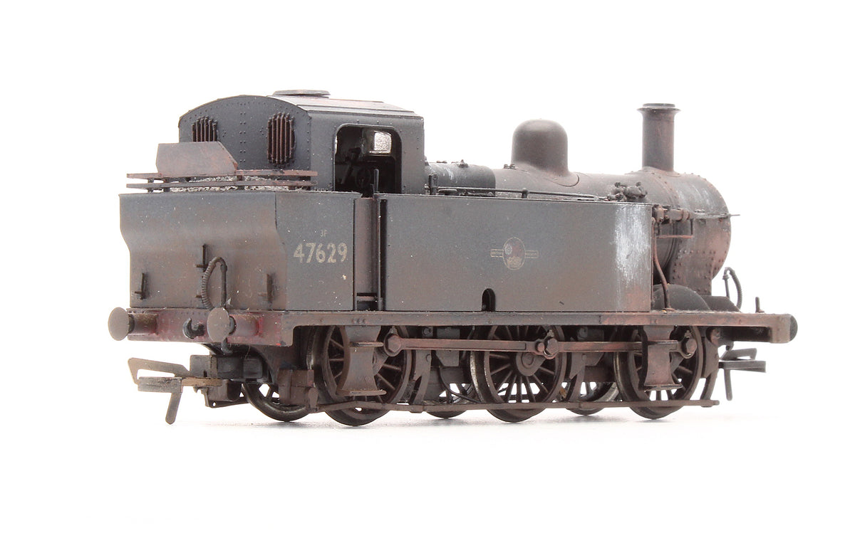 32-225DC Pre-Owned 3F Fowler Jinty '47629' BR Black Late Crest Steam Locomotive - Custom Weathered - DCC Fitted
