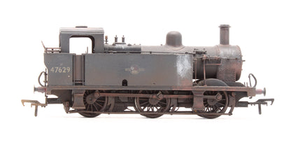 32-225DC Pre-Owned 3F Fowler Jinty '47629' BR Black Late Crest Steam Locomotive - Custom Weathered - DCC Fitted