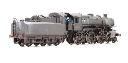 32-577 Pre-Owned Ivatt Class 4 43160 BR Lined Black Early Emblem Steam Locomotive - Custom Weathered - DCC Sound Fitted