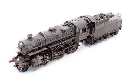 32-577 Pre-Owned Ivatt Class 4 43160 BR Lined Black Early Emblem Steam Locomotive - Custom Weathered - DCC Sound Fitted