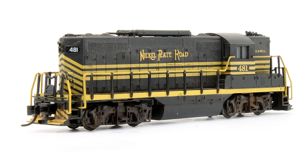 Pre-Owned GP9 T.T. Diesel Locomotive Nickel Plate - Road #481