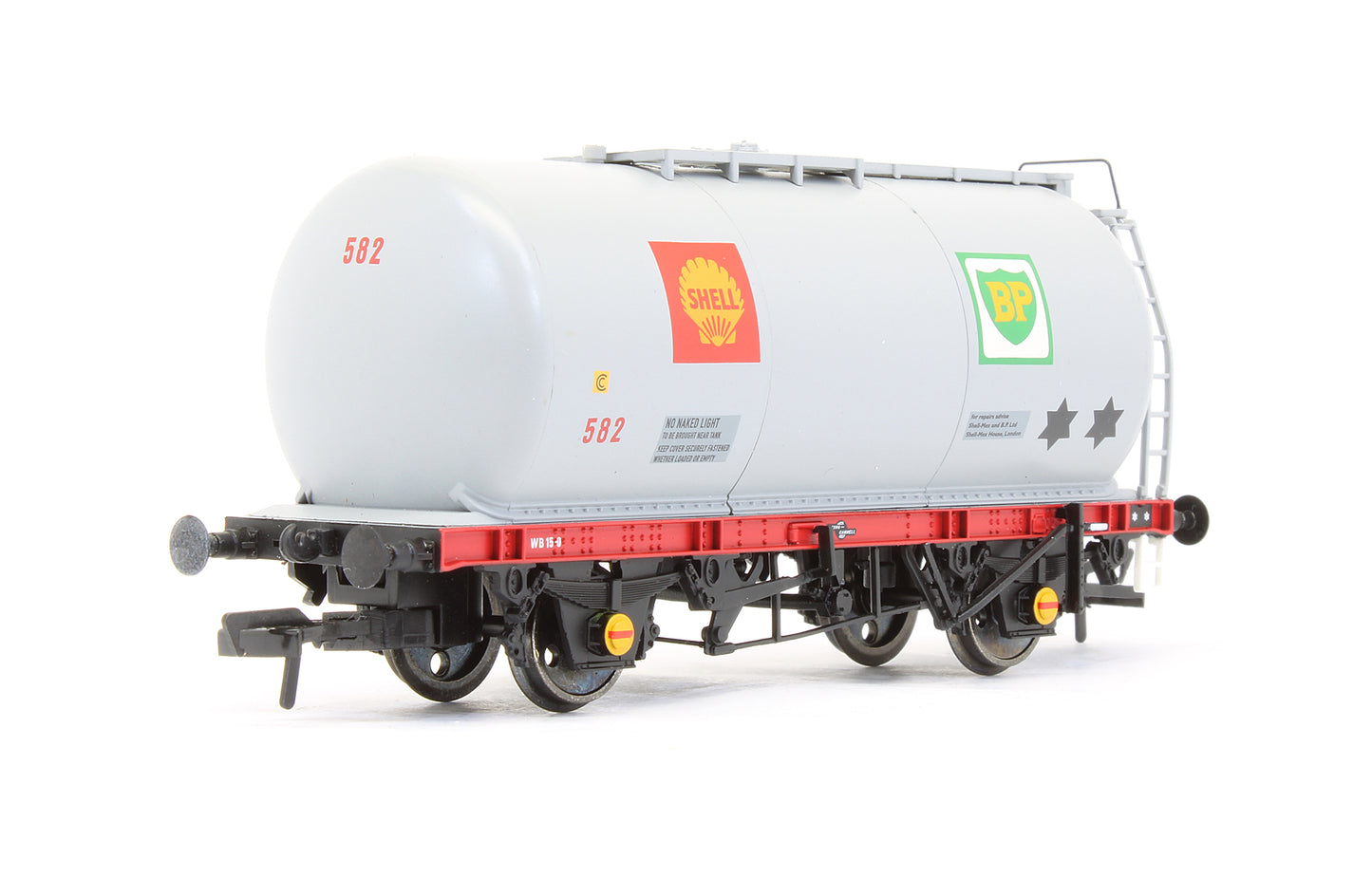 Pre-Owned 37-577A TTA Tank Wagon 'Shell BP' Grey '582'