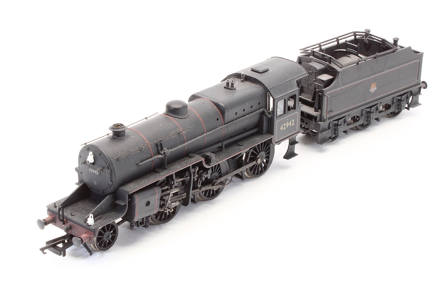 Pre-Owned 2-6-0 Crab 42942 BR Lined Black Early Emblem Steam Locomotive - Weathered -DCC Sound Fitted
