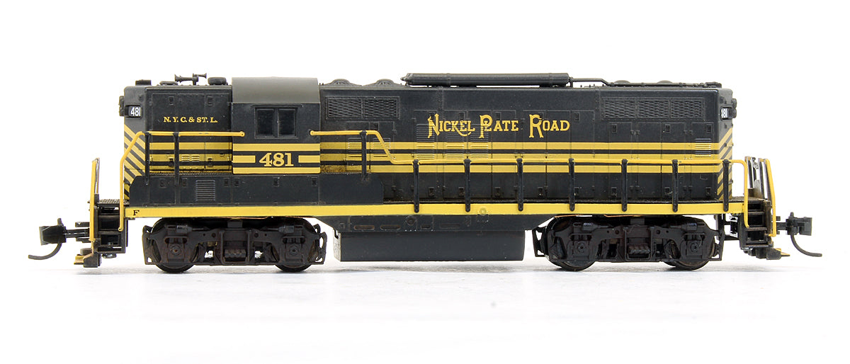 Pre-Owned GP9 T.T. Diesel Locomotive Nickel Plate - Road #481