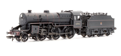 Pre-Owned 2-6-0 Crab 42942 BR Lined Black Early Emblem Steam Locomotive - Weathered -DCC Sound Fitted