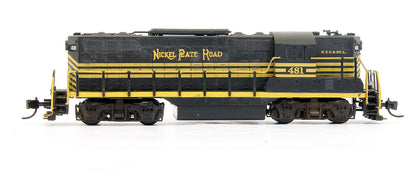 Pre-Owned GP9 T.T. Diesel Locomotive Nickel Plate - Road #481