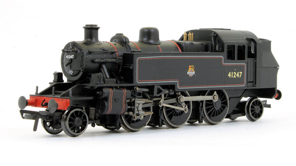 Pre-Owned BR Lined Black Ivatt Tank '41247' Late Crest Steam Locomotive