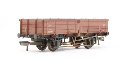 Pre-Owned 12 Ton Pipe Wagon BR Bauxite (Early) 'B741302' - Weathered