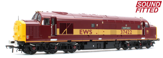 35-335KSF Class 37/4 Refurbished 37422 'Cardiff Canton' EWS Red and Gold - DCC Sound