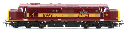 35-335K Class 37/4 Refurbished 37422 'Cardiff Canton' EWS Red and Gold Diesel Locomotive