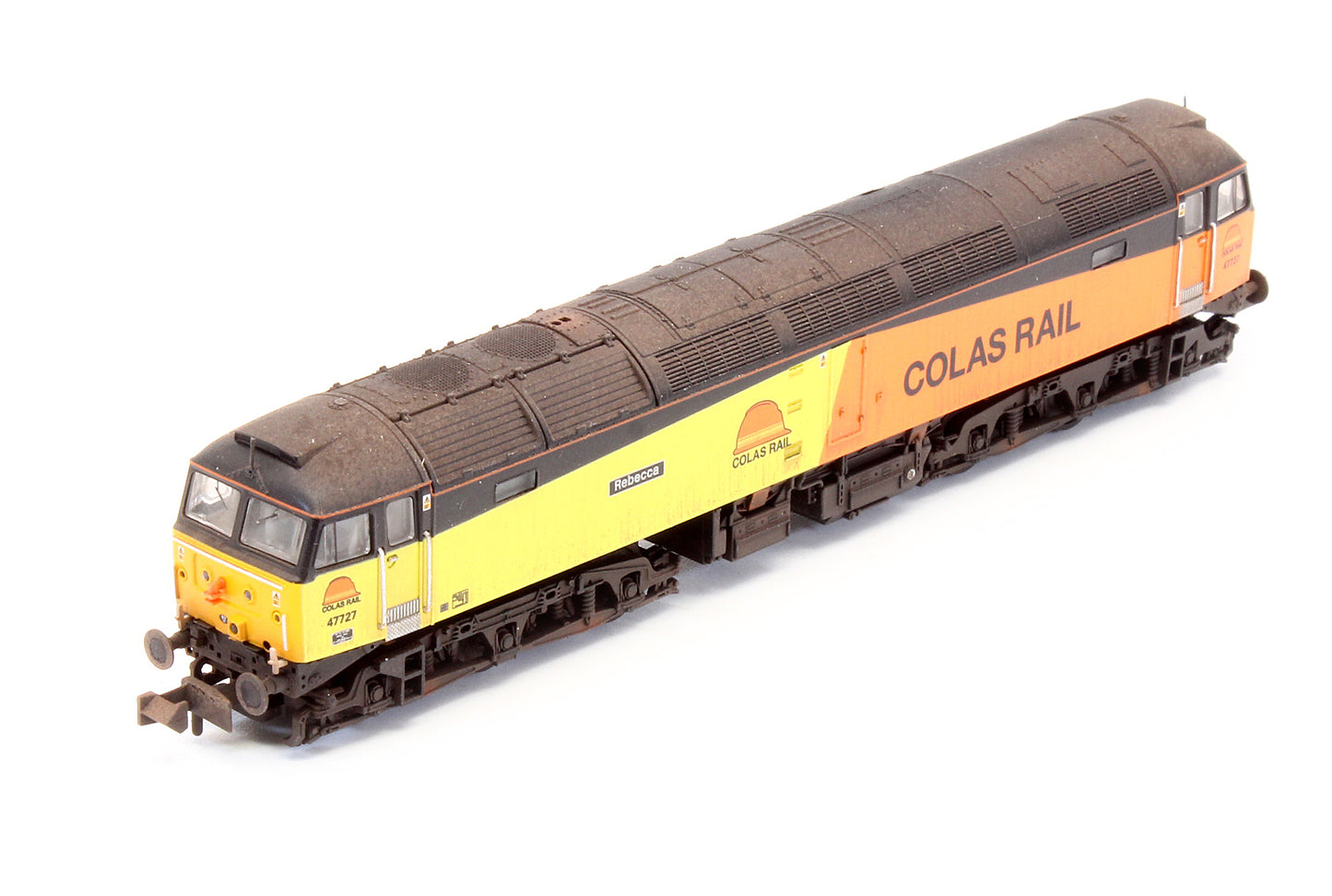 Pre-Owned Class 47/7 47727 'Rebecca' Colas Rail Diesel Locomotive - Custom Weathered