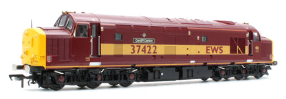 35-335K Class 37/4 Refurbished 37422 'Cardiff Canton' EWS Red and Gold Diesel Locomotive
