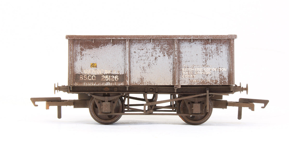 Pre-Owned British Steel 27 Ton Tippler Wagon 'B.S.C.O 25126' - Custom Weathered