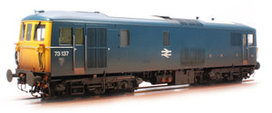 Class 73/1 BR Blue 73137 (full yellow ends) Diesel Locomotive - Lightly Weathered
