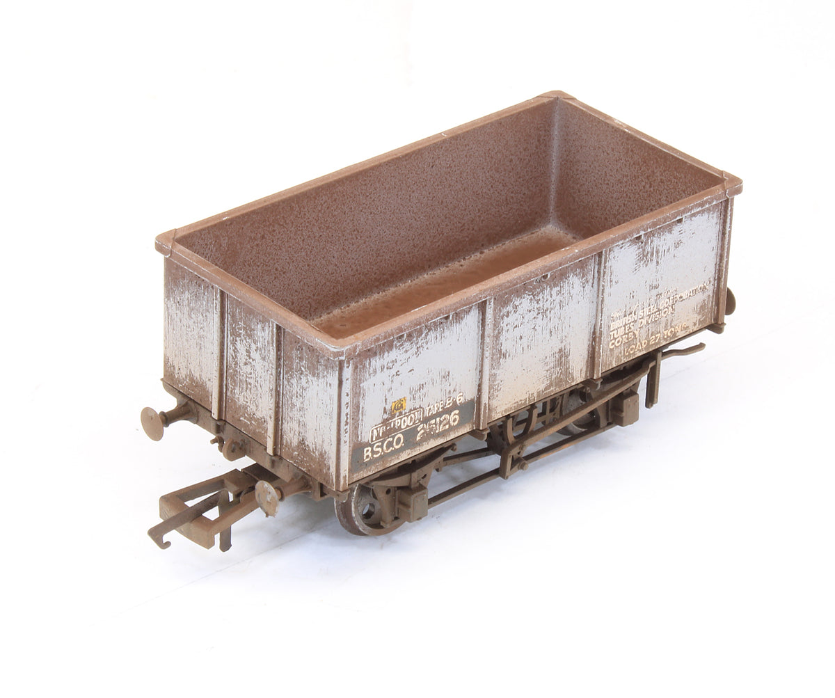 Pre-Owned British Steel 27 Ton Tippler Wagon 'B.S.C.O 25126' - Custom Weathered