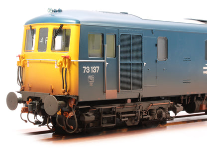 Class 73/1 BR Blue 73137 (full yellow ends) Electro Diesel Locomotive - Lightly Weathered