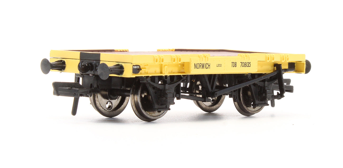 Pre-Owned 37-980Z Conflat A Shunter's Running Wagon BR Yellow 'Norwich' - Limited Edition
