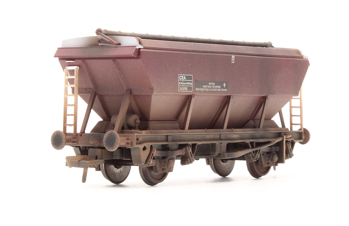 Pre-Owned 46 Tonne GLW Covered Hopper Wagon CEA EWS - Custom Weathered