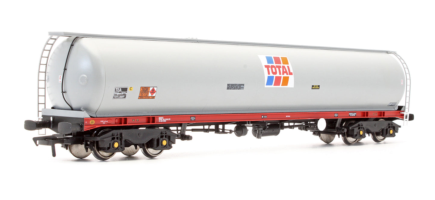 Pre-Owned TEA TG Bogie Tank Wagon TOTAL (Grey) '85971'