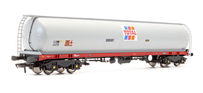 Pre-Owned TEA TG Bogie Tank Wagon TOTAL (Grey) '85971'
