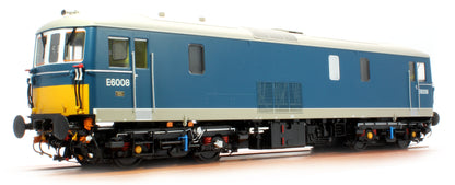 Class 73/1 BR Blue (Early) E6008 with Small Yellow Panels and Grey Band Electro Diesel Locomotive