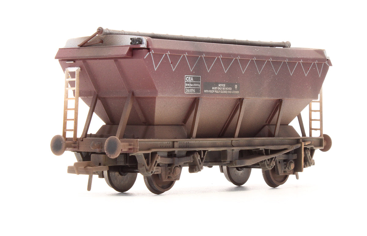 Pre-Owned 46 Tonne GLW Covered Hopper Wagon CEA EWS - Custom Weathered