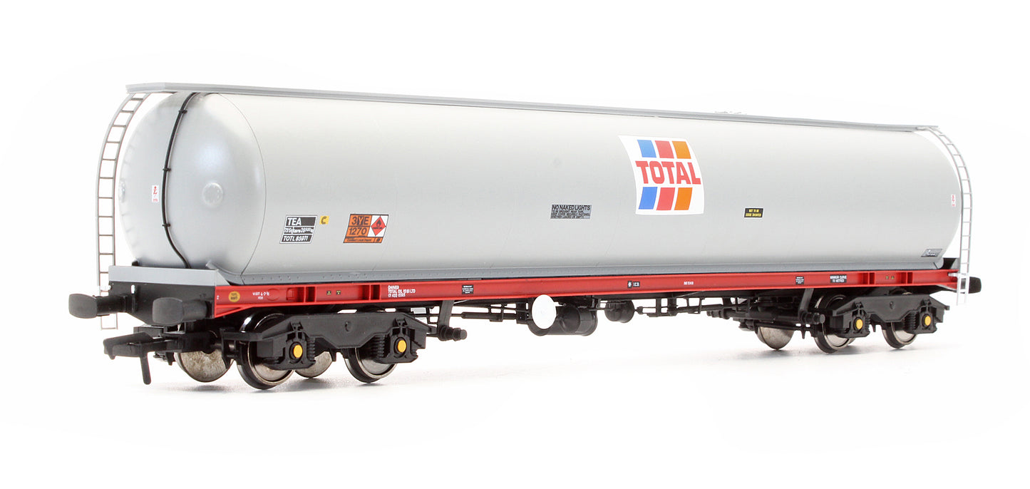 Pre-Owned TEA TG Bogie Tank Wagon TOTAL (Grey) '85971'